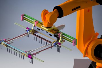 MOTORLU ROBOT GRIPPER